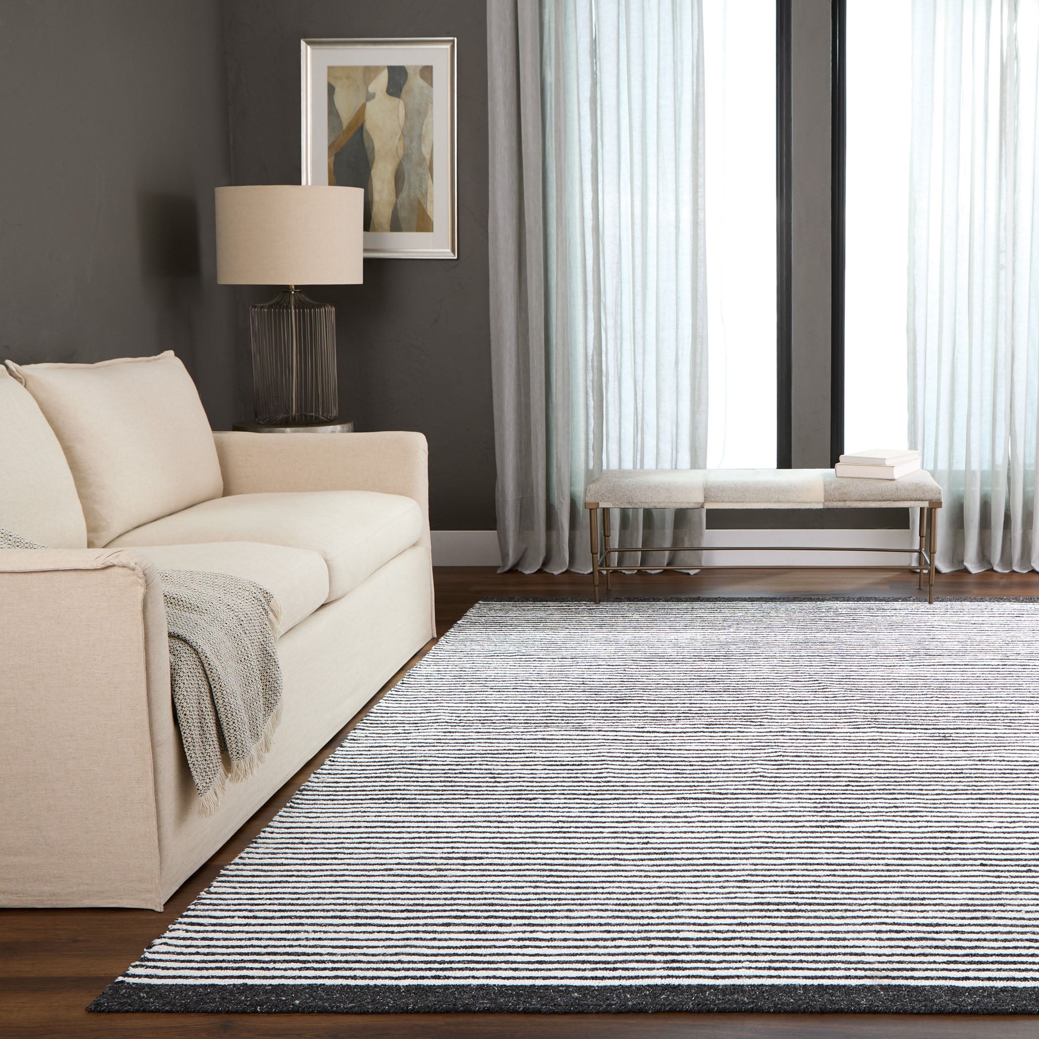 Myra Beige Grey 2'X 3' Rug | Designer Rugs | By Lavin Rugs