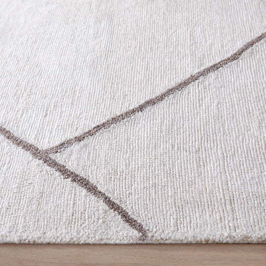 Contemporary Luxe Ivory Geometric - N5013 - 7&