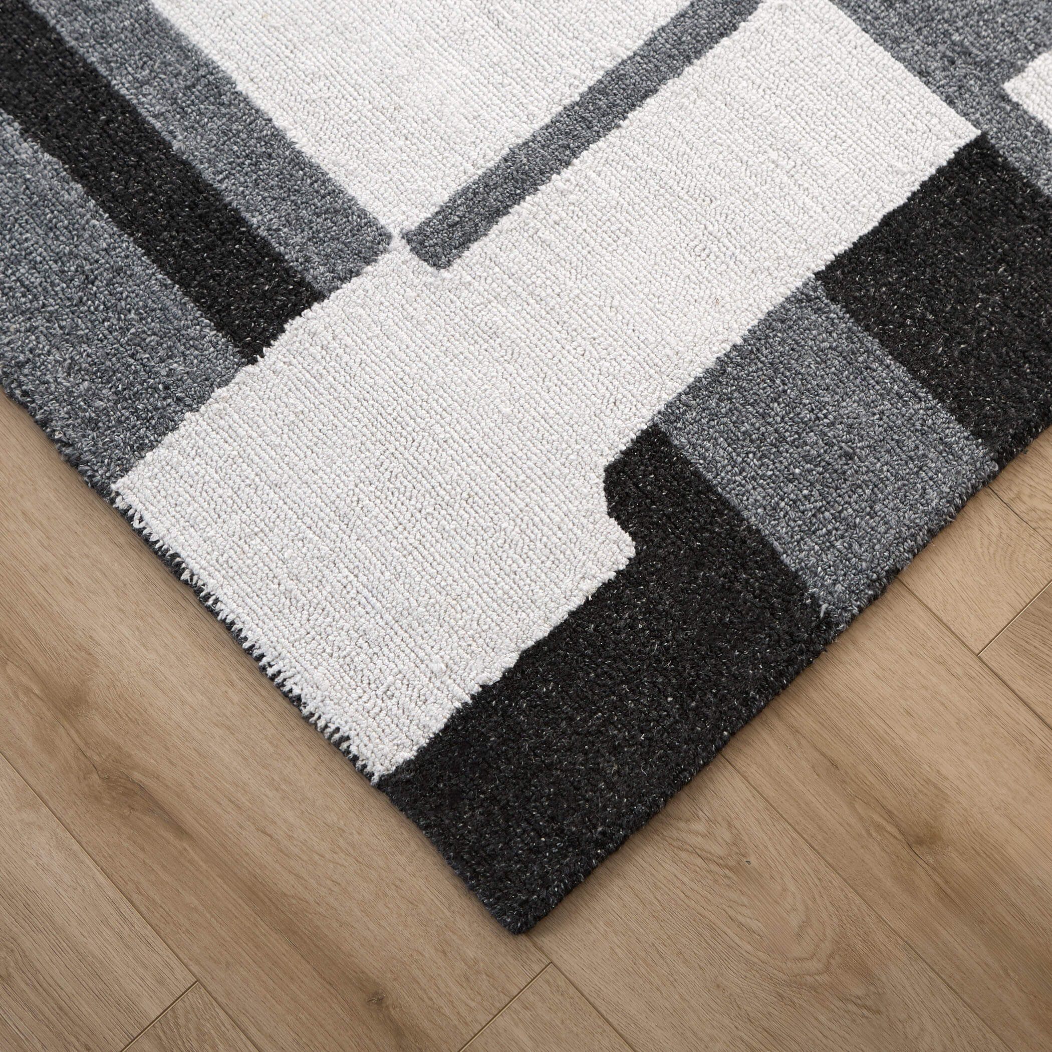 Kali Grey Cream Anthracite 2'X 3' Rug | Designer Rugs | By Lavin Rugs