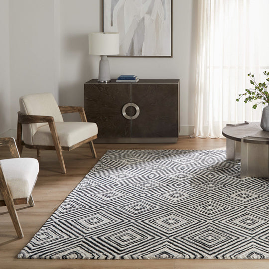 Vani Black Ivory Geometric - N5023 - 5&