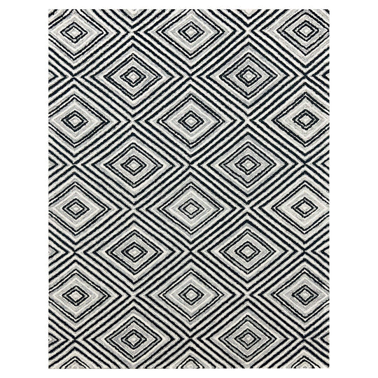 Vani Black Ivory Geometric - N5023 - 8&