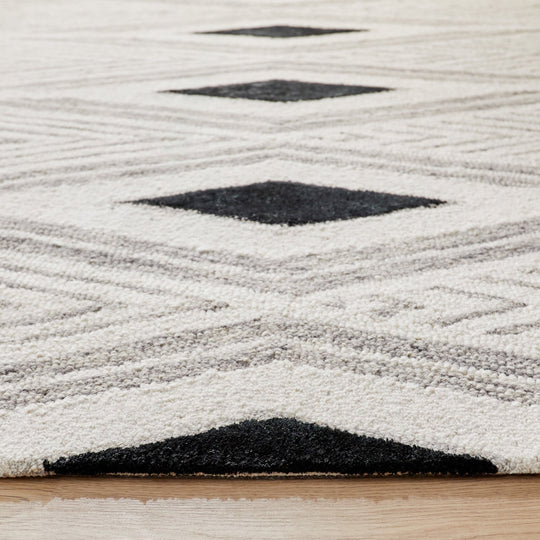 Vani Gray Ivory Geometric - N5024 - 10&