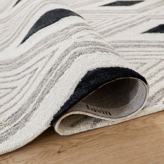 Vani Gray Ivory Geometric - N5024 - 10&