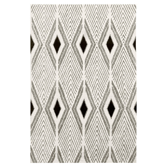 Vani Gray Ivory Geometric - N5024 - 5&