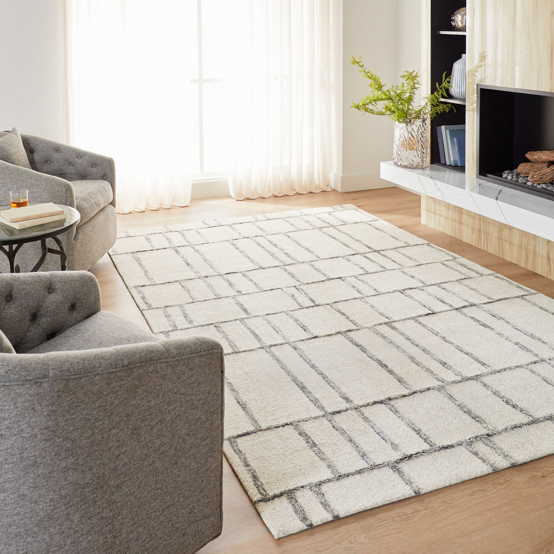 Laid Back Luxe Ivory Geometric - N5025 - 5&