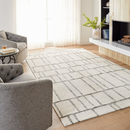 Laid Back Luxe Ivory Geometric - N5025 - 5&