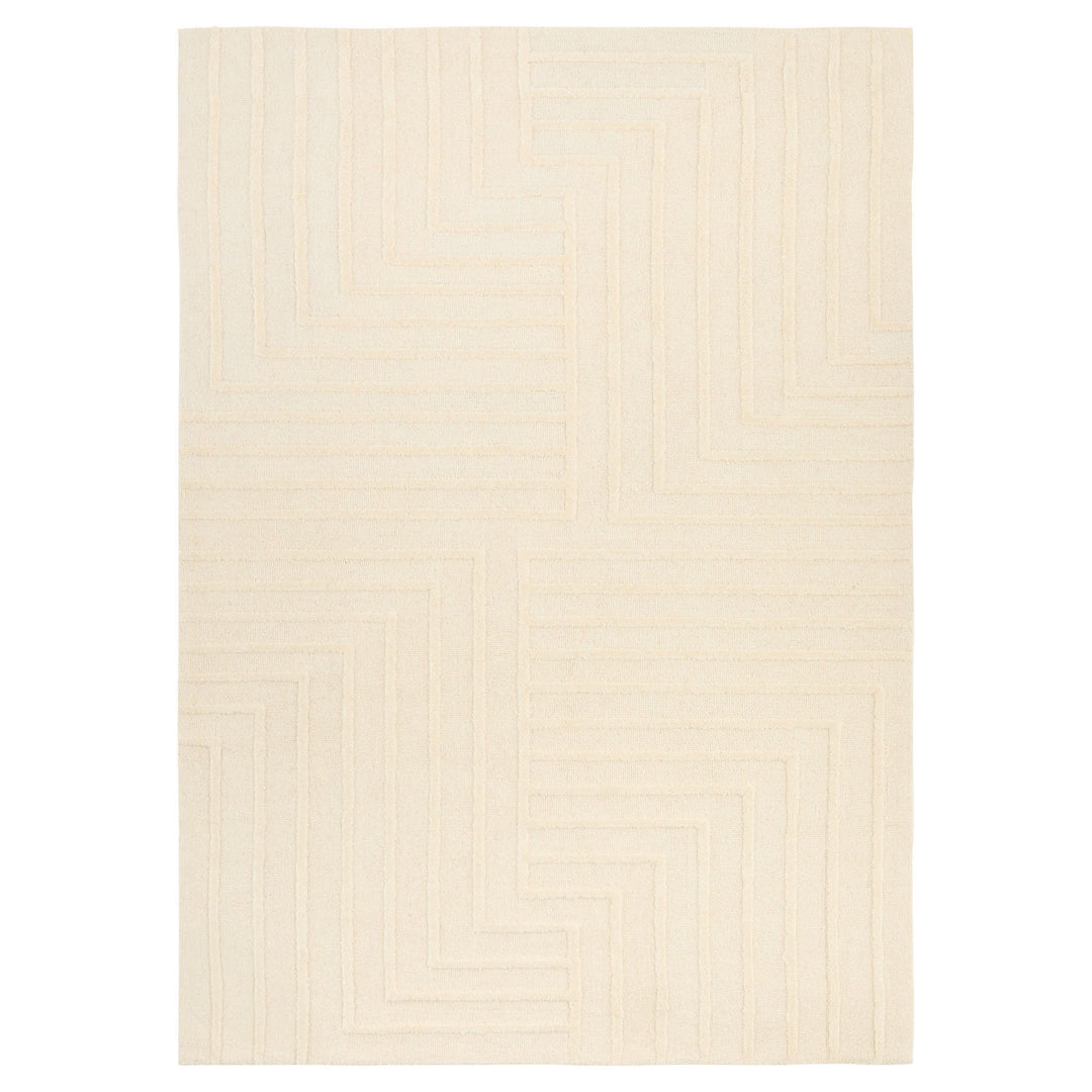 Mitra Ivory Geometric - N5040 - 8' x 11'