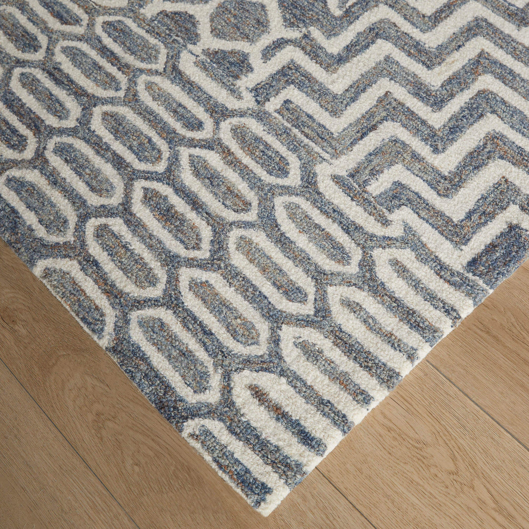 Mitra Blue Geometric - N5041 - 5&