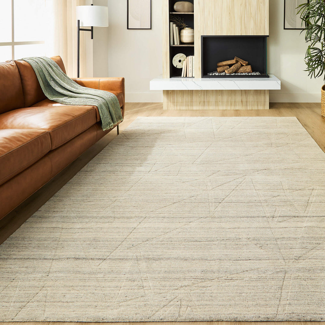 Kirti Beige Geometric - N6002 - 5&