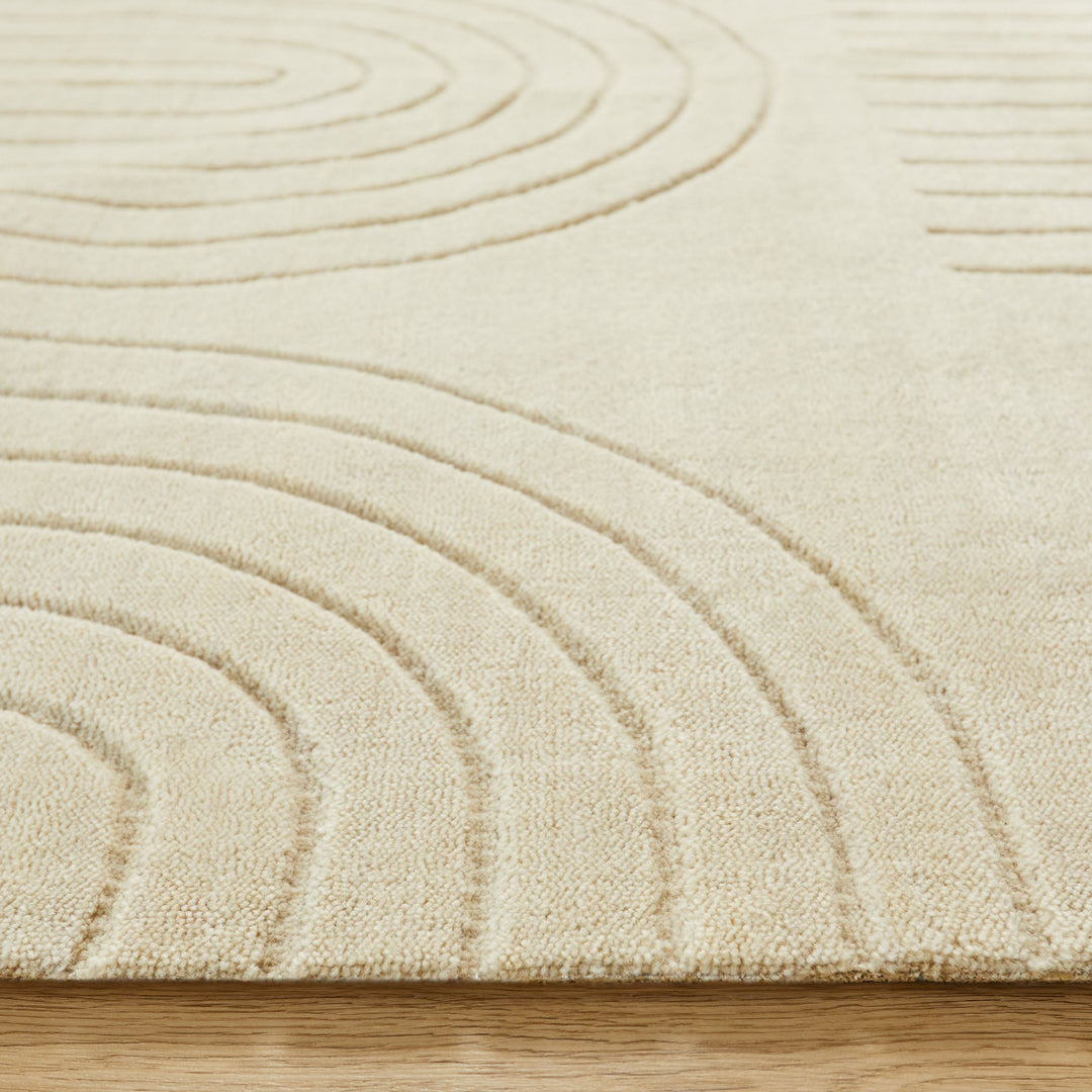 Kirti Ivory Geometric - N6003 - 8&