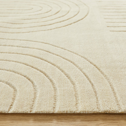 Kirti Ivory Geometric - N6003 - 7&