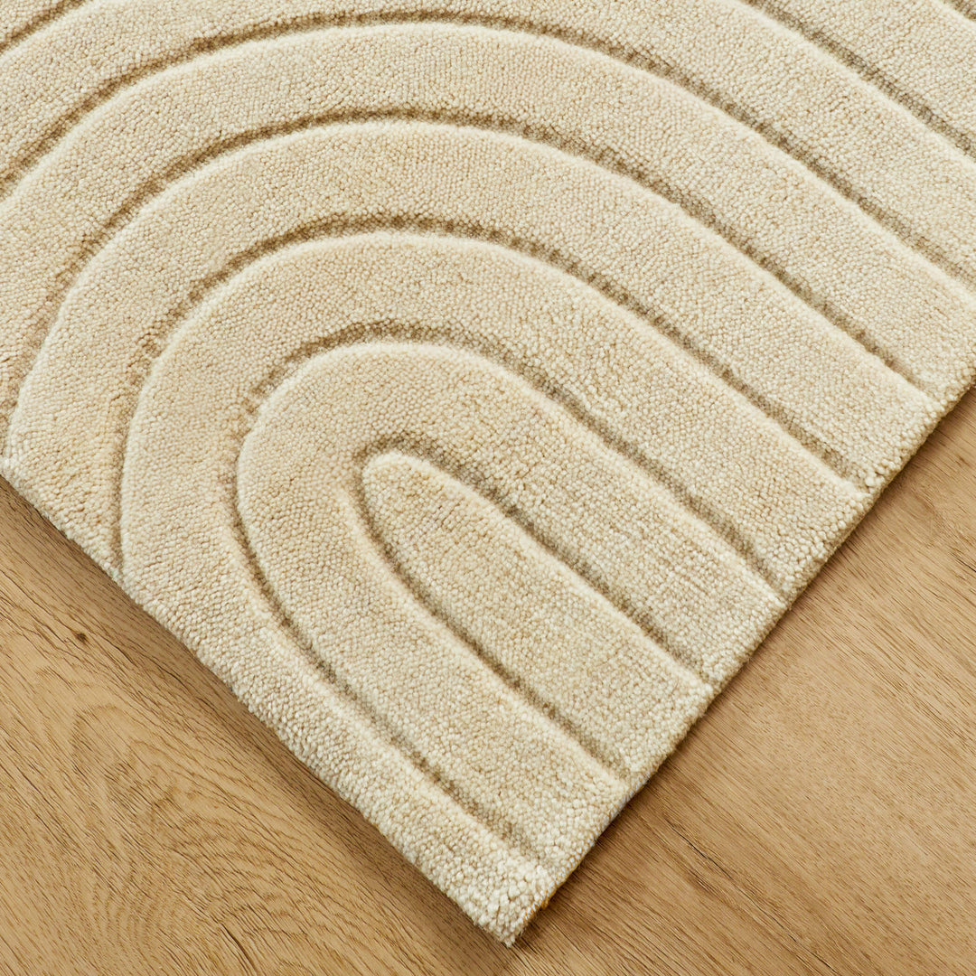 Kirti Ivory Geometric - N6003 - 7&