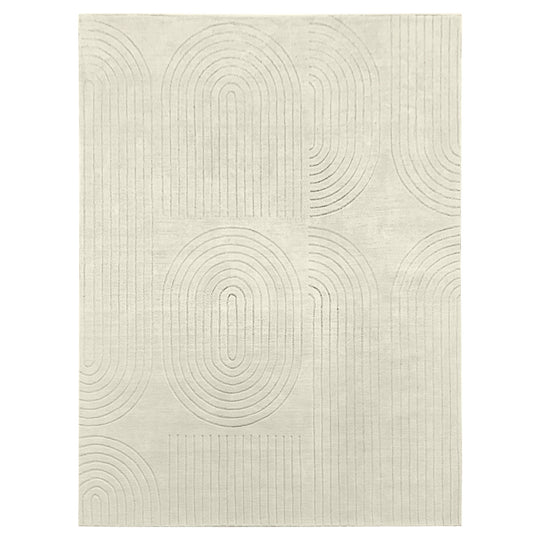 Kirti Ivory Geometric - N6003 - 5&