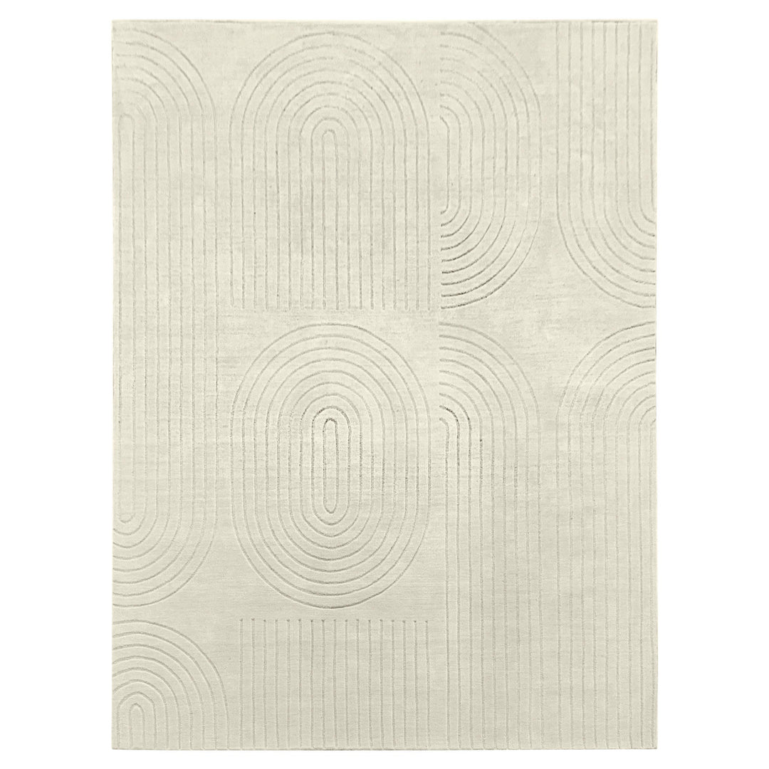 Kirti Ivory Geometric - N6003 - 7&