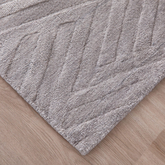 Pari Gray Chevron Herringbone - N6006 - 7&