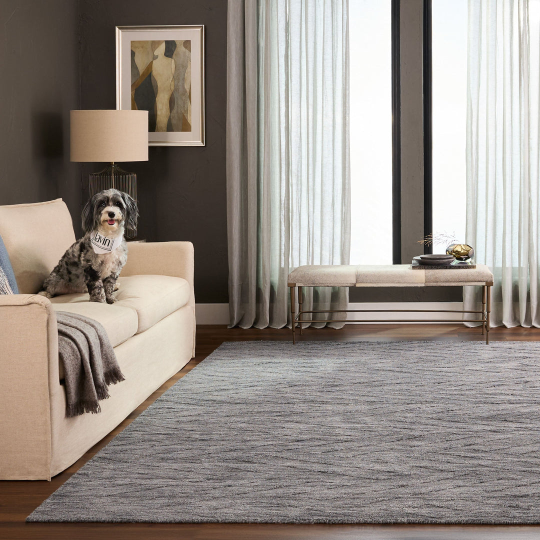 Pari Gray Chevron Herringbone - N6011 - 10&