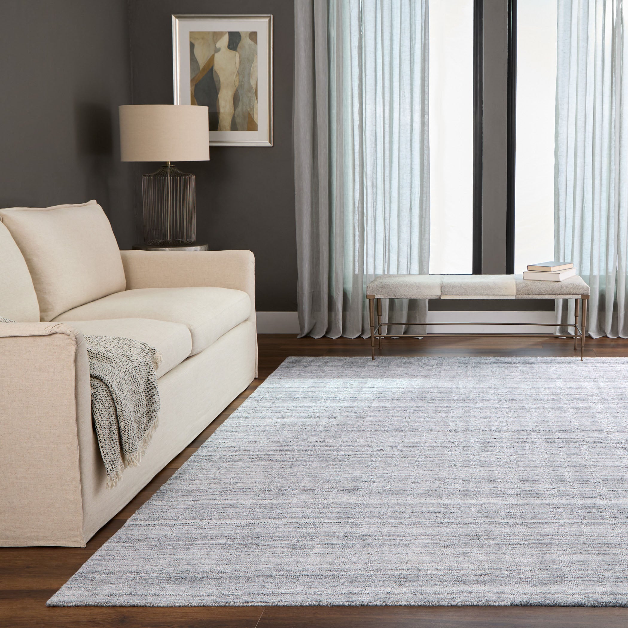 Pari Silver 2'X 3' Rug | Designer Rugs | By Lavin Rugs