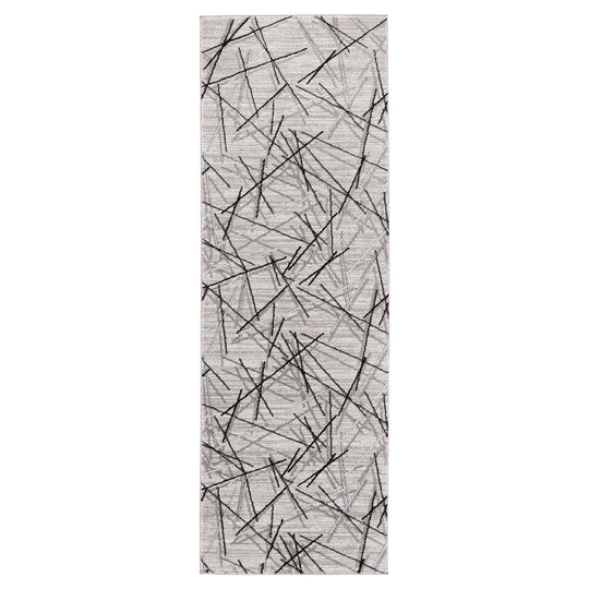 Sesia Gray Linear Geometric - R1001 - 3&
