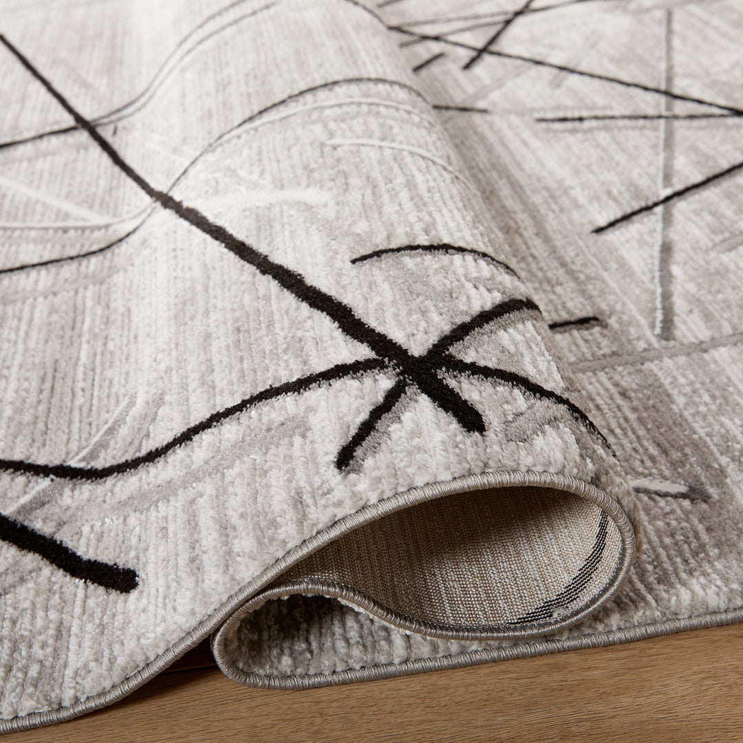 Sesia Gray Linear Geometric - R1001 - 5&
