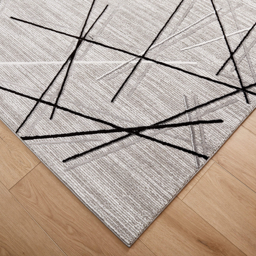 Sesia Gray Linear Geometric - R1001 - 10&