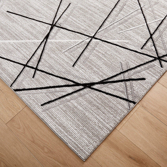 Sesia Gray Linear Geometric - R1001 - 10&