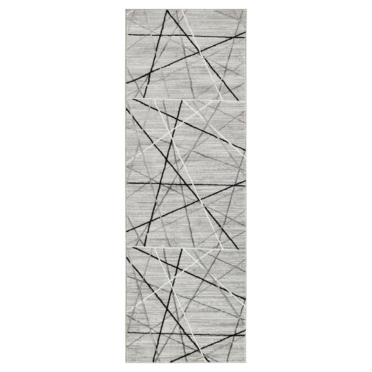 Sesia Gray Linear Geometric - R1002 - 3&