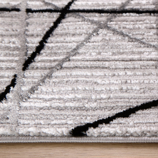 Sesia Gray Linear Geometric - R1002 - 3&