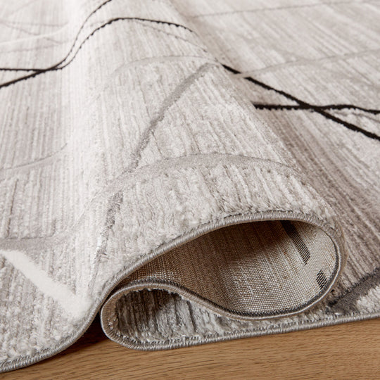 Sesia Gray Linear Geometric - R1002 - 7&