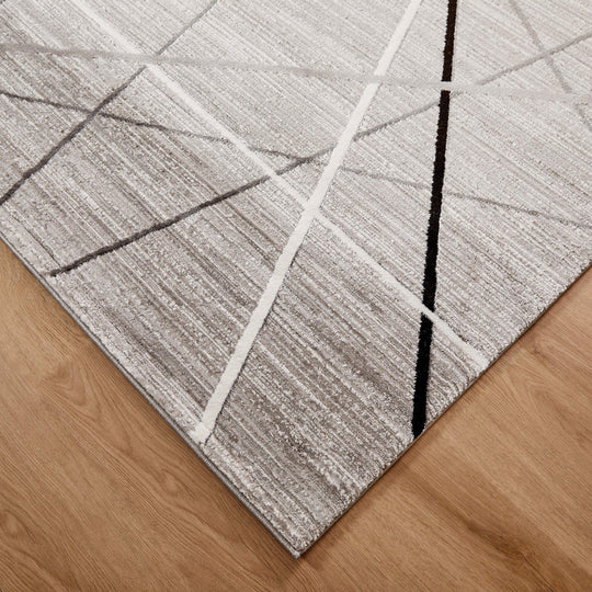 Sesia Gray Linear Geometric - R1002 - 8&