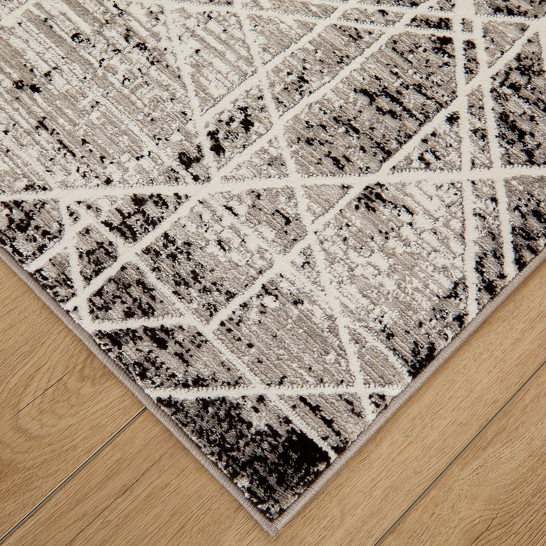 Sesia Black Ivory Linear Geometric - R1003 - 3&