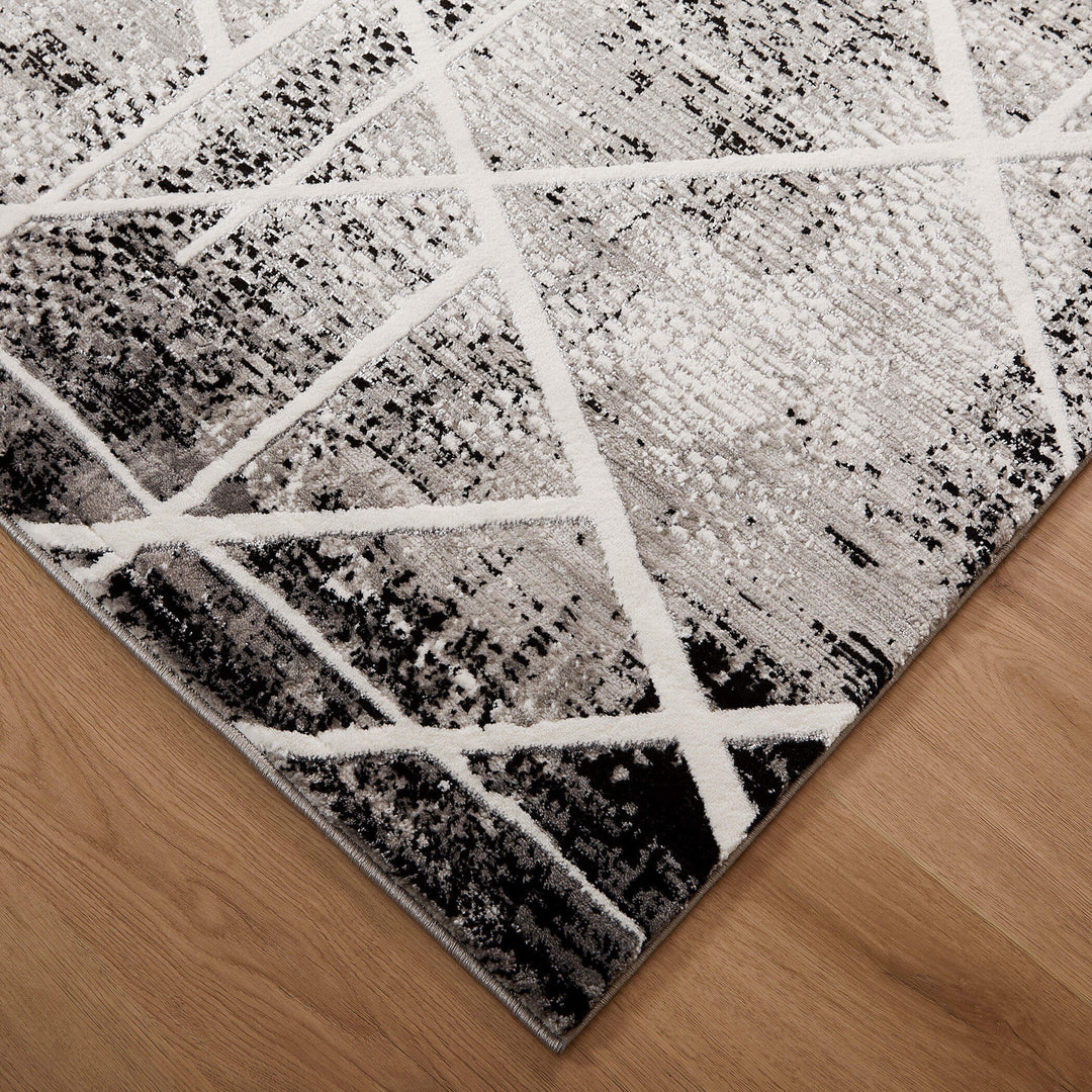 Sesia Black Ivory Linear Geometric - R1003 - 2&