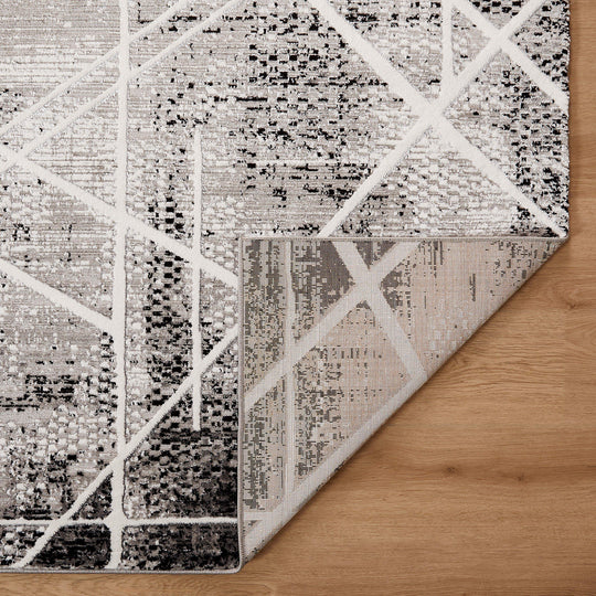 Sesia Black Ivory Linear Geometric - R1003 - 5&