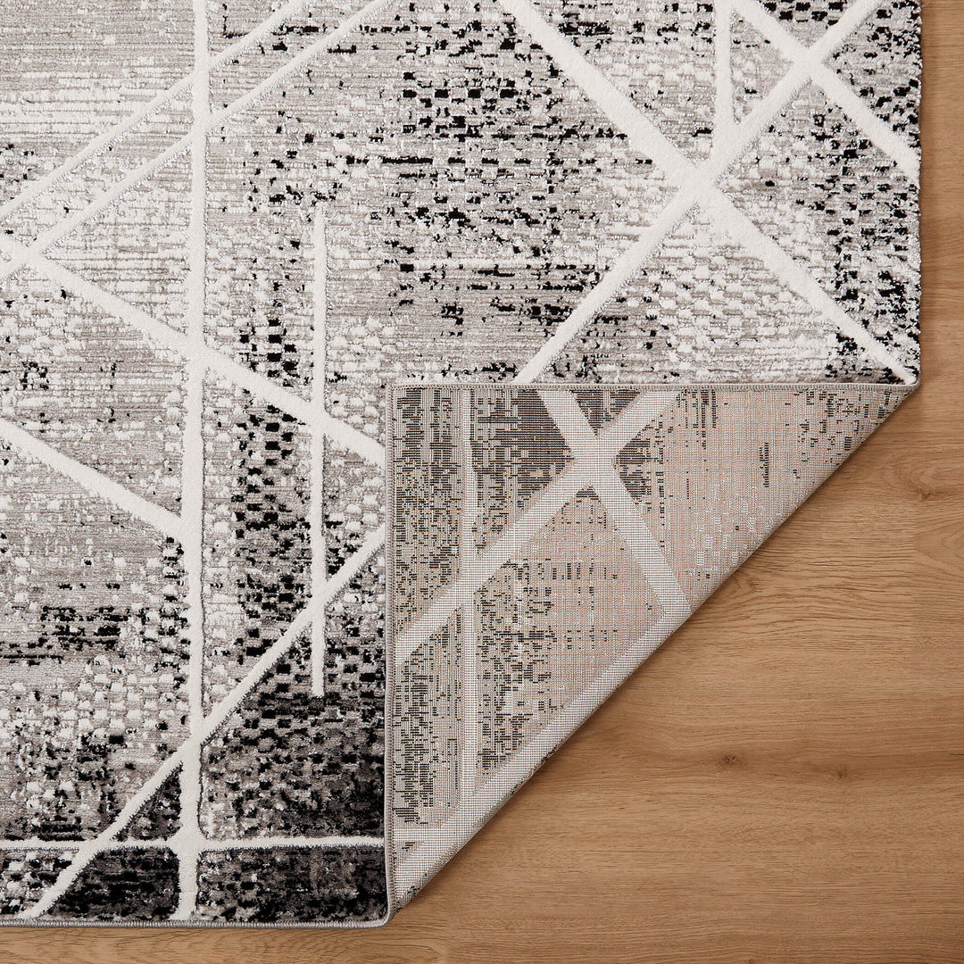 Sesia Black Ivory Linear Geometric - R1003 - 10&