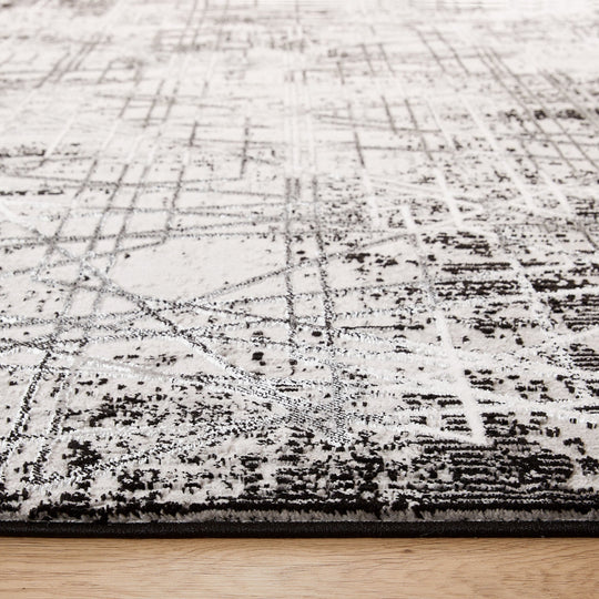 Sesia Black Ivory Linear Geometric - R1004 - 2&
