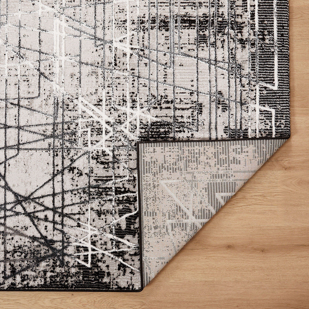 Sesia Black Ivory Linear Geometric - R1004 - 2&