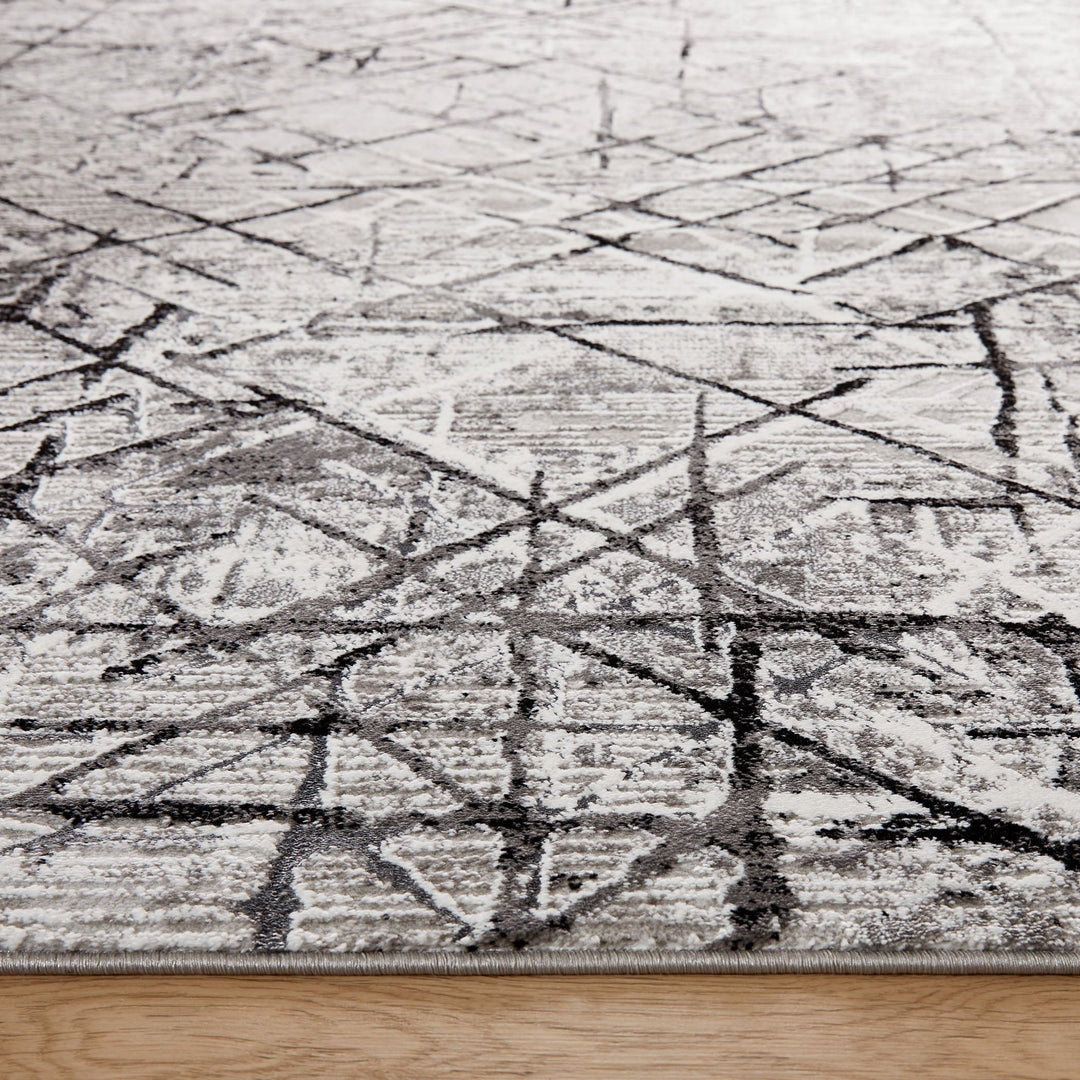 Sesia Black Gray Linear Geometric - R1006 - 7&