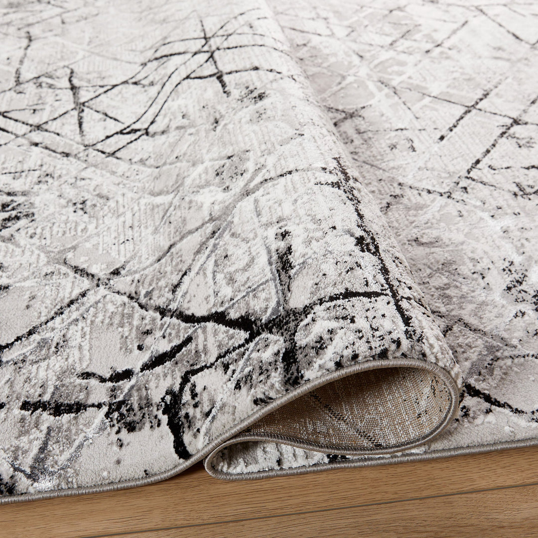 Sesia Black Gray Linear Geometric - R1006 - 5&