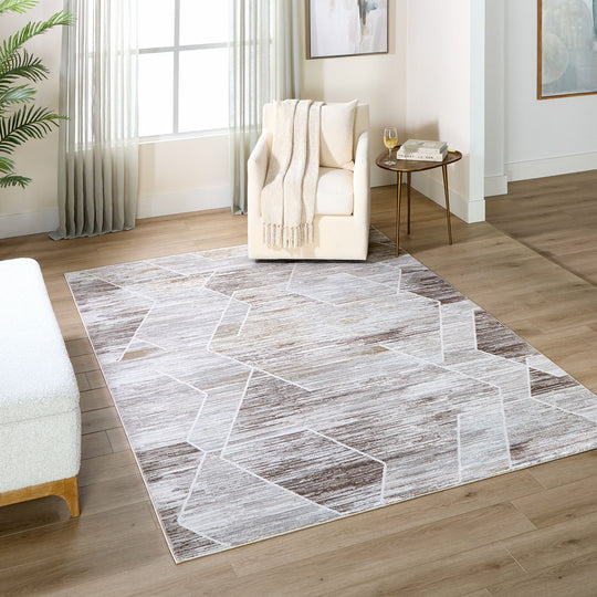 Baltea Brown Geometric - R1007 - 7&