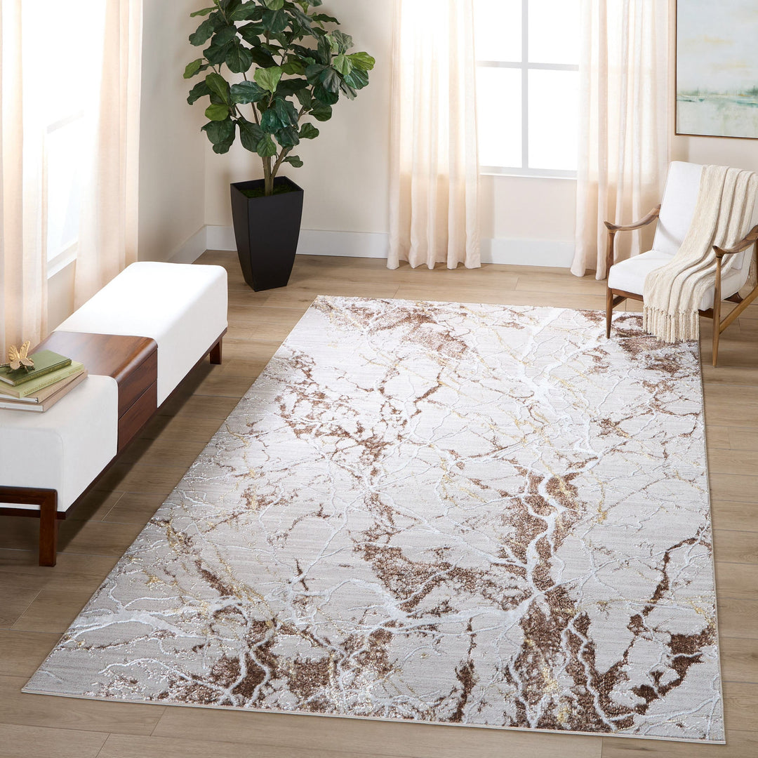 Baltea Brown Marble Striations - R1009 - 2&
