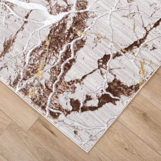 Baltea Brown Marble Striations - R1009 - 5&