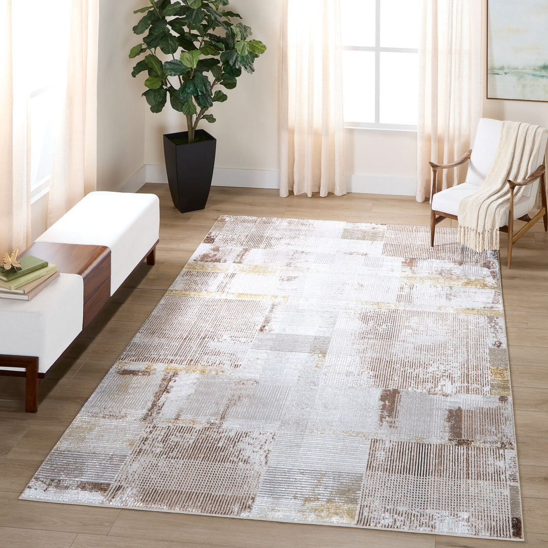 Baltea Brown Geometric - R1012 - 10&