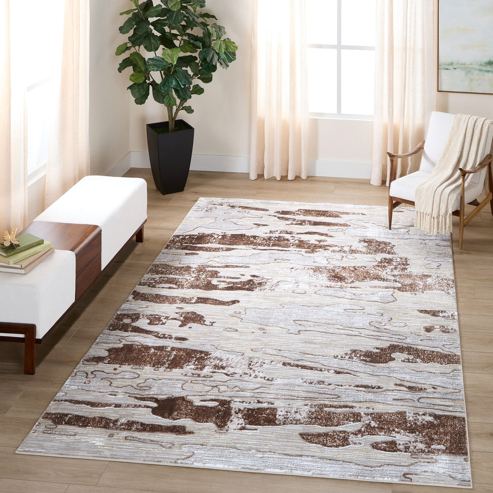 Baltea Brown Marbled - R1013 - 5' x 8'