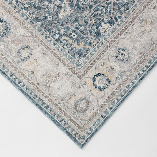 Palermo Classic Navy Ornamental Medallion - R1017 - 6&