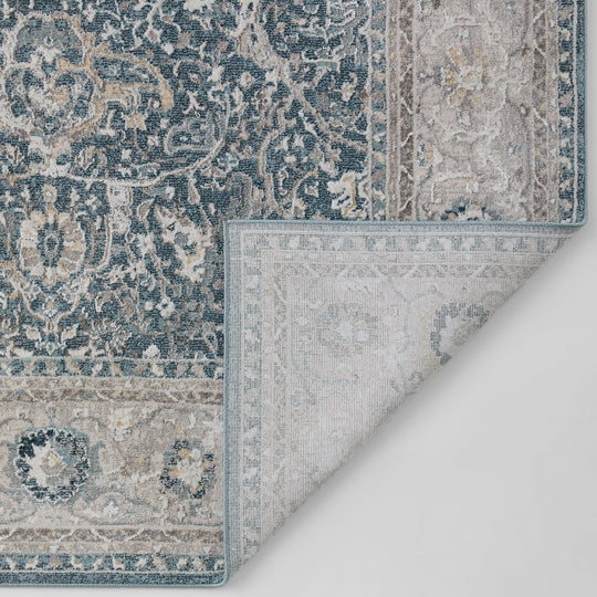 Palermo Classic Navy Ornamental Medallion - R1017 - 8&