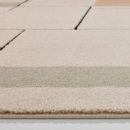 Arc Cream Multi Linear Geometric - R3003 - 6&