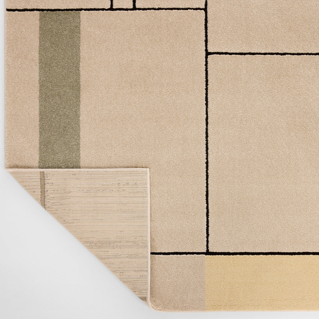 Arc Cream Multi Linear Geometric - R3003 - 6&