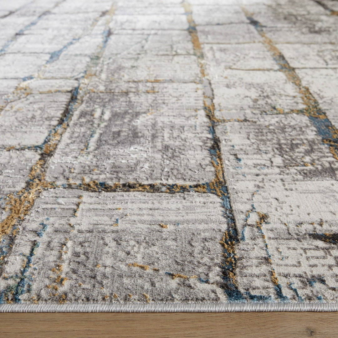 Adara Gray Blue Painterly - T2001 - 2&