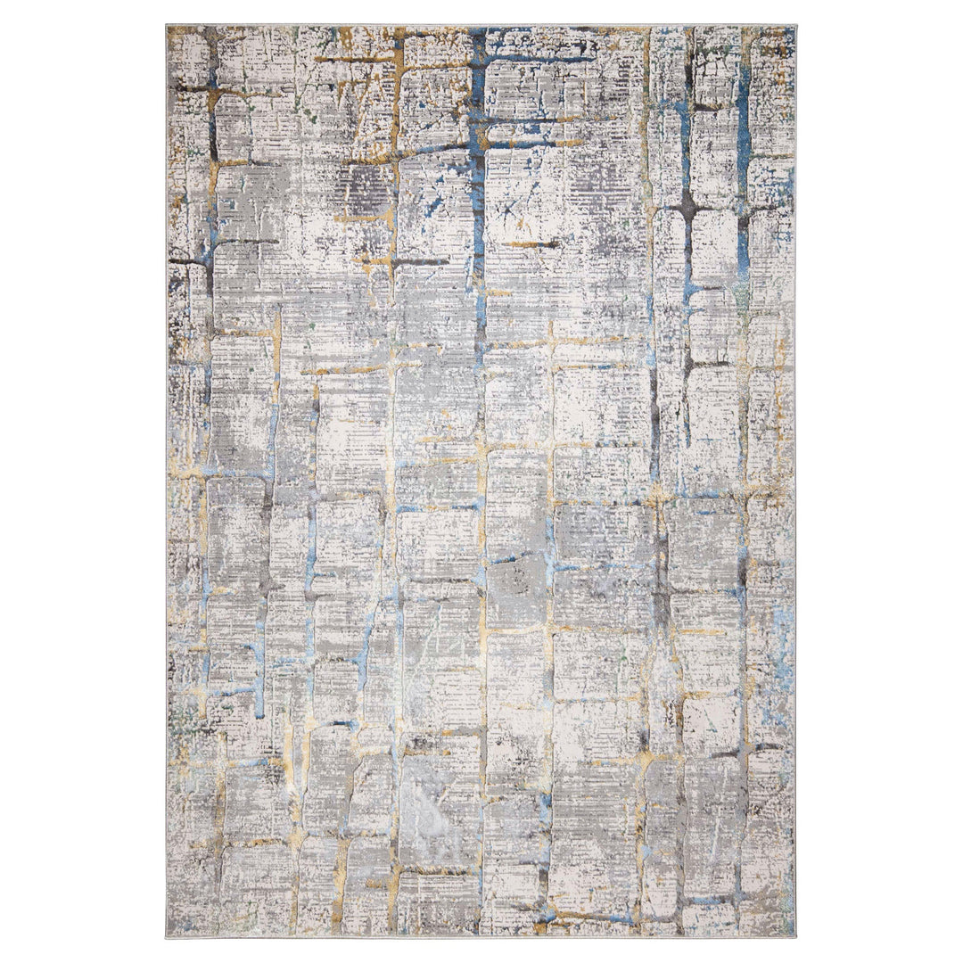 Adara Gray Blue Painterly - T2001 - 7&