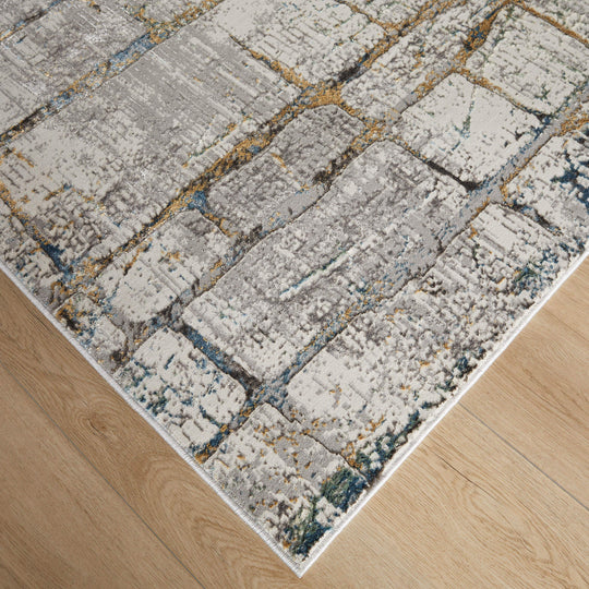 Adara Gray Blue Painterly - T2001 - 2&