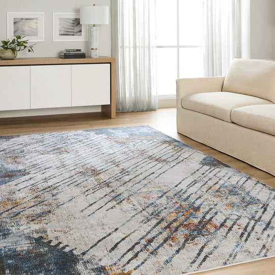 Adara Blue Gray Painterly - T2003 - 5&